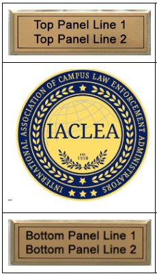 International Assn of Campus Law Enforcement Administrators Pocket Badge