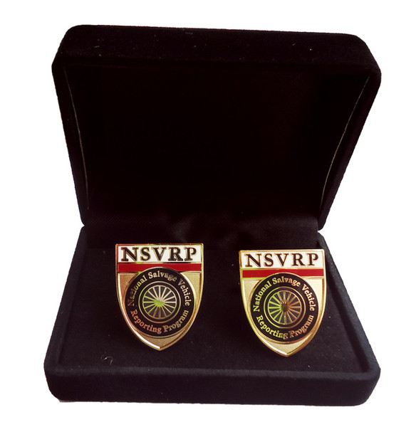 National Salvage Vehicle Reporting Program Cuff Links