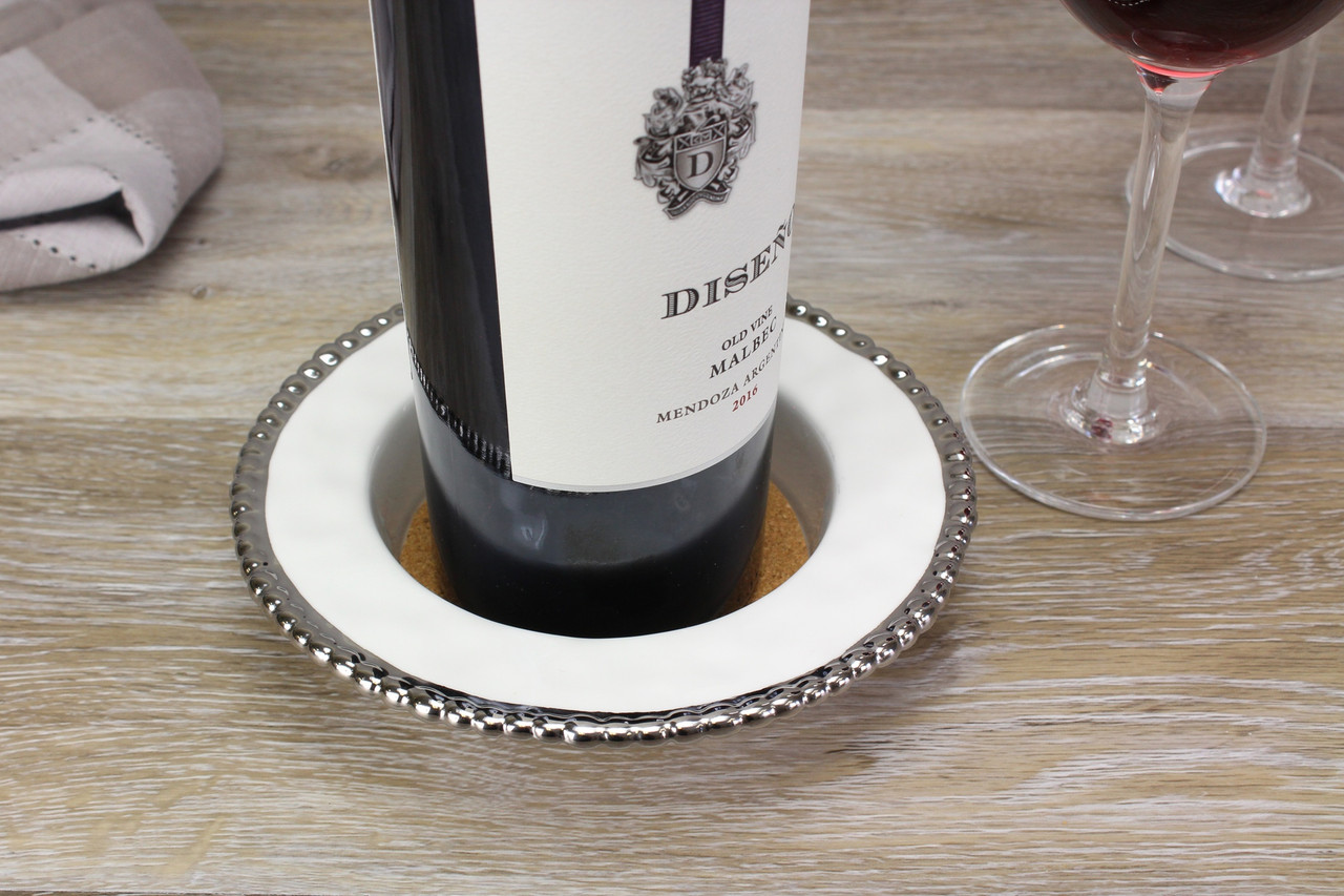 Pampa Bay Salerno Porcelain Wine Bottle Coaster - Thumbnail 5