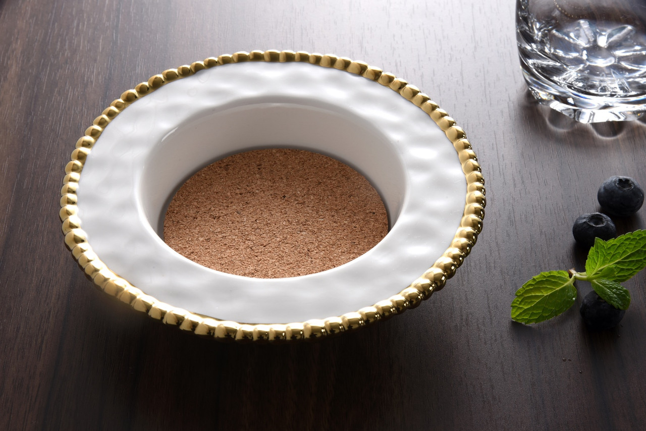 Pampa Bay Salerno Porcelain Wine Bottle Coaster - Thumbnail 2