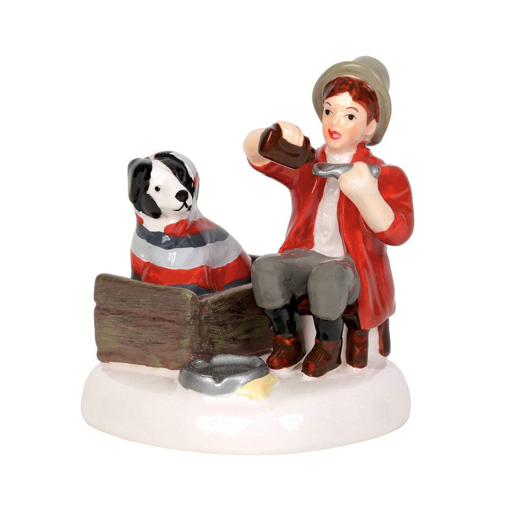 Department 56 Snow Village Fireman To The Rescue