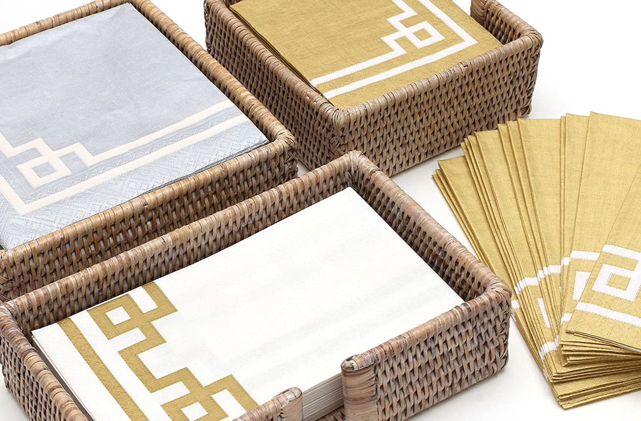 Caspari Rattan Scalloped - Thumbnail 5