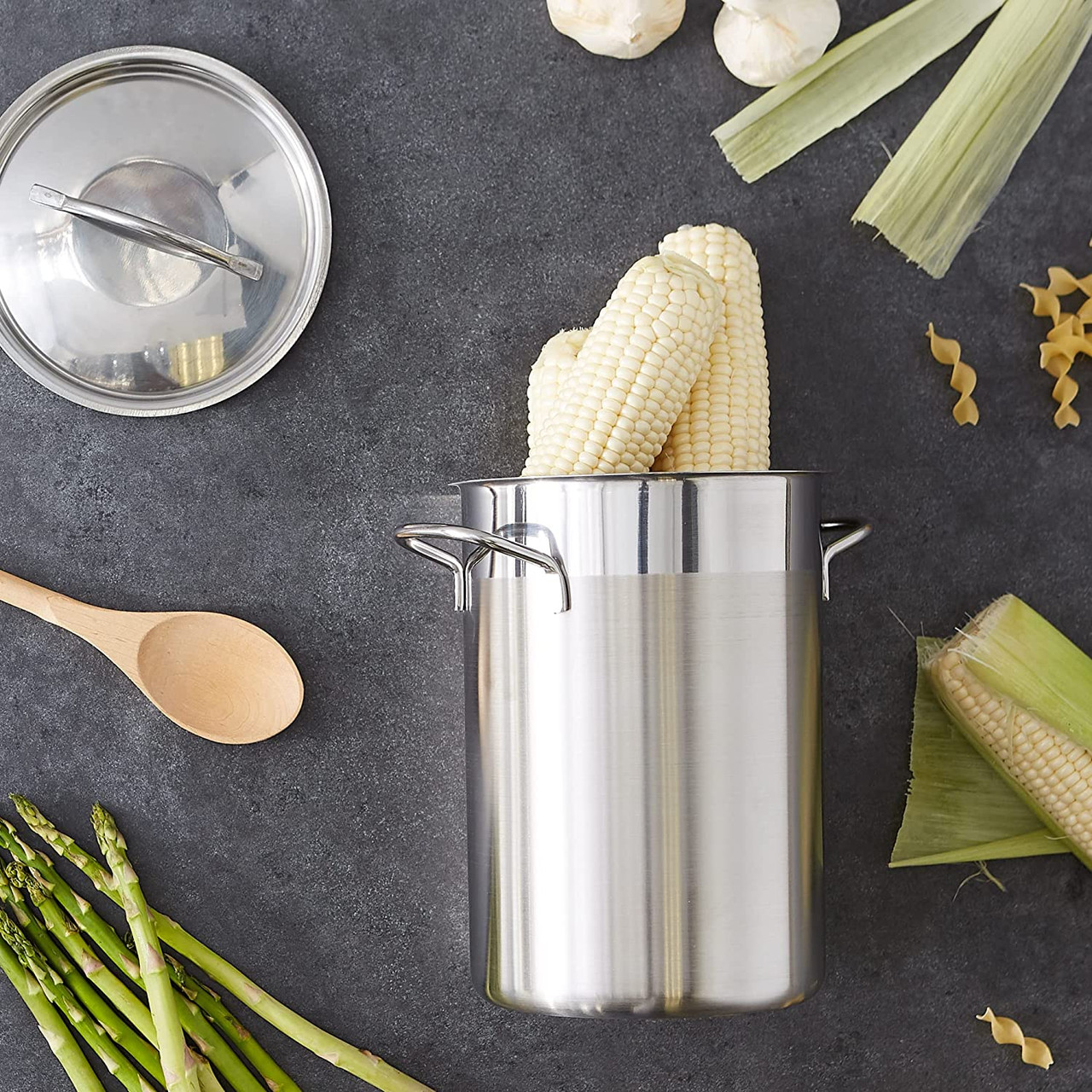 RSVP Endurance Asparagus & Food Steamer - Thumbnail 4