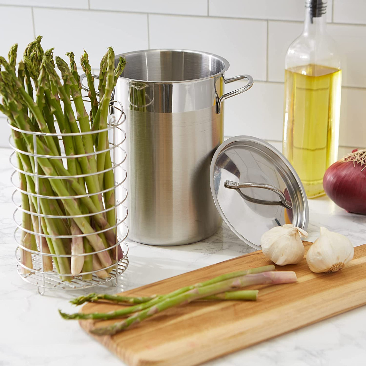 RSVP Endurance Asparagus & Food Steamer - Thumbnail 5