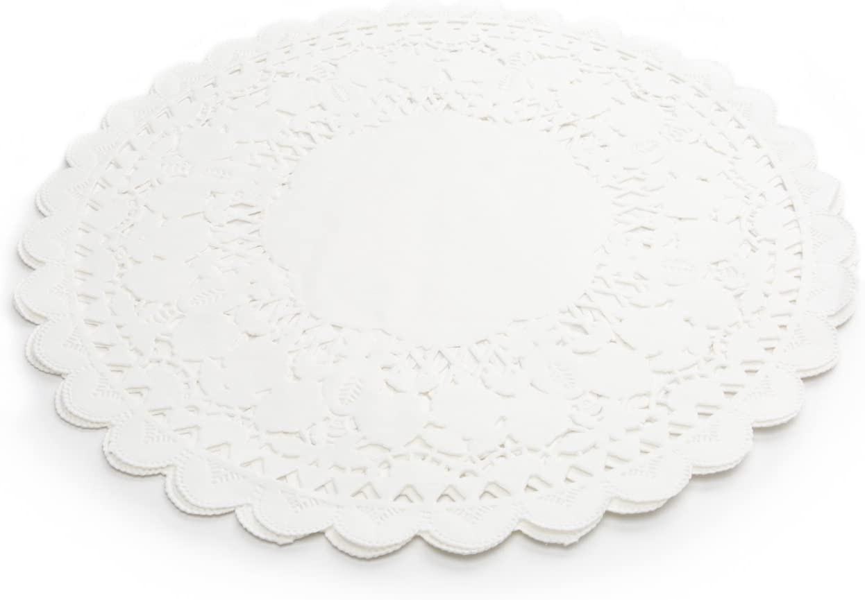 Fox Run 12" Paper Lace Doilies - Thumbnail 2