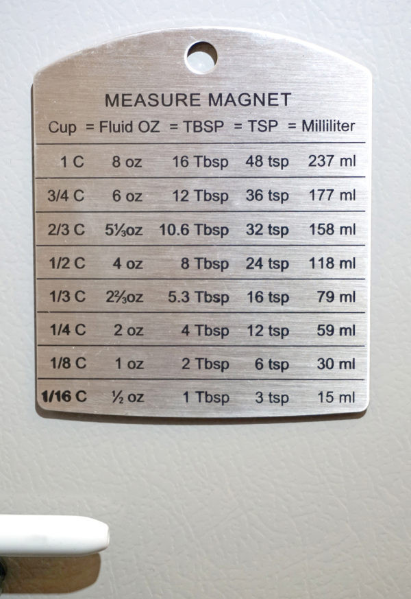RSVP International Measure Conversion Magnet - Thumbnail 5
