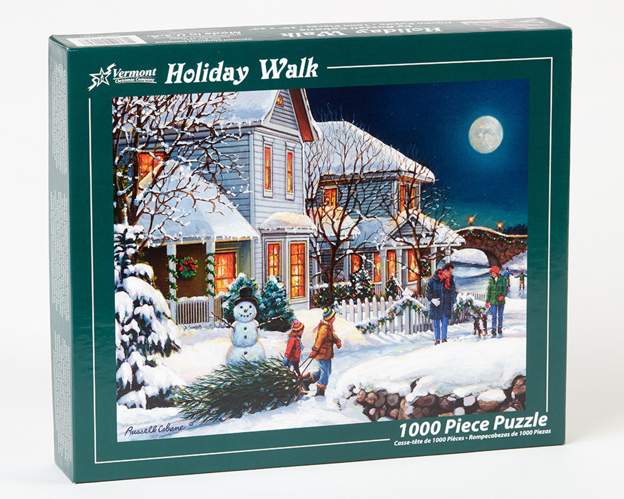 Vermont Christmas Company Jigsaw Puzzle, Holiday Walk - 1000 Piece