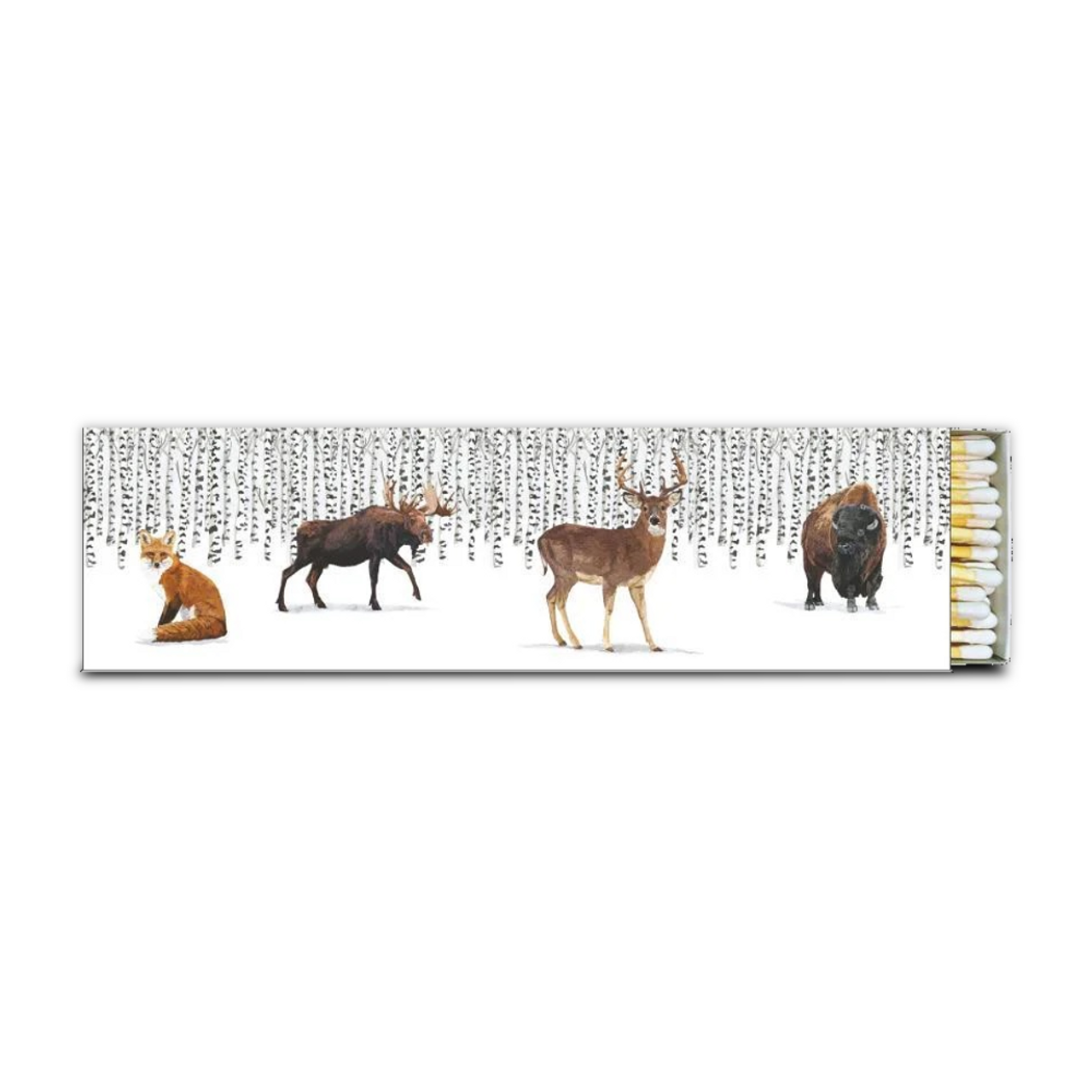 Paperproducts Design Long Matches, Wilderness Animals (27234)