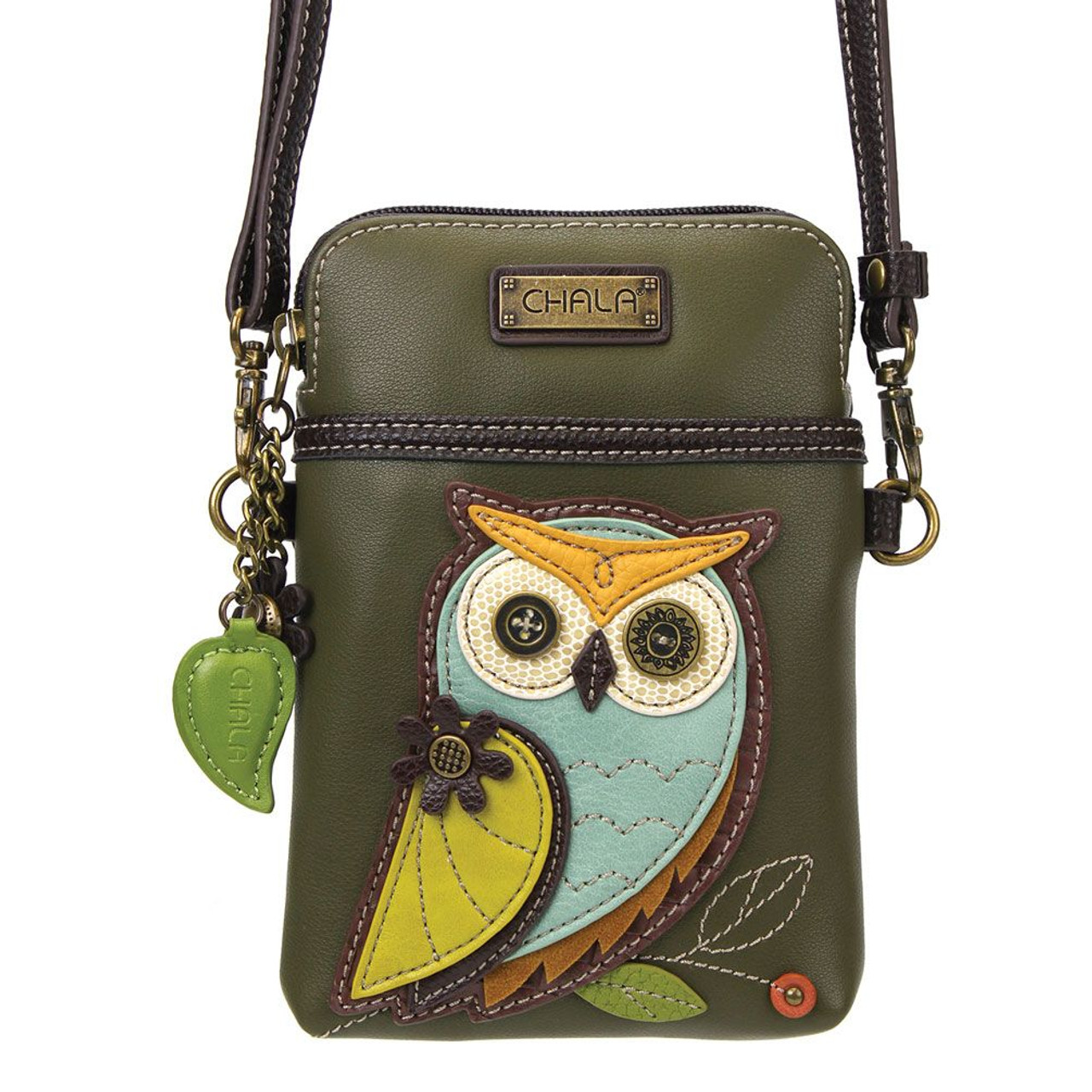 Chala Cell Phone Crossbody Bag, Owl A (827OLA5)