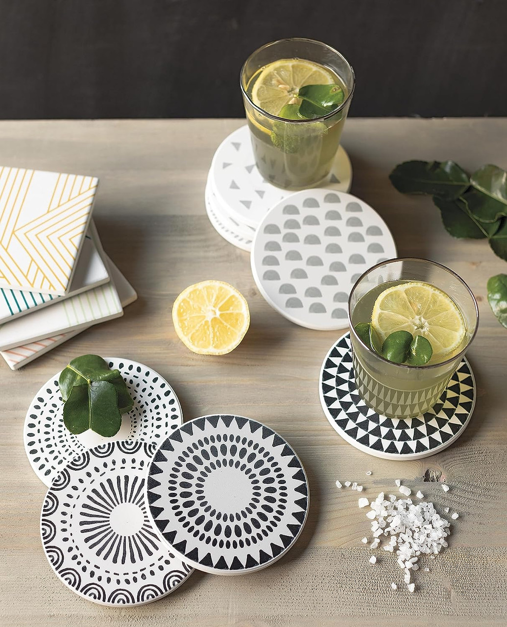 Now Designs Set of 4 Soak-Up Coasters - Thumbnail 4