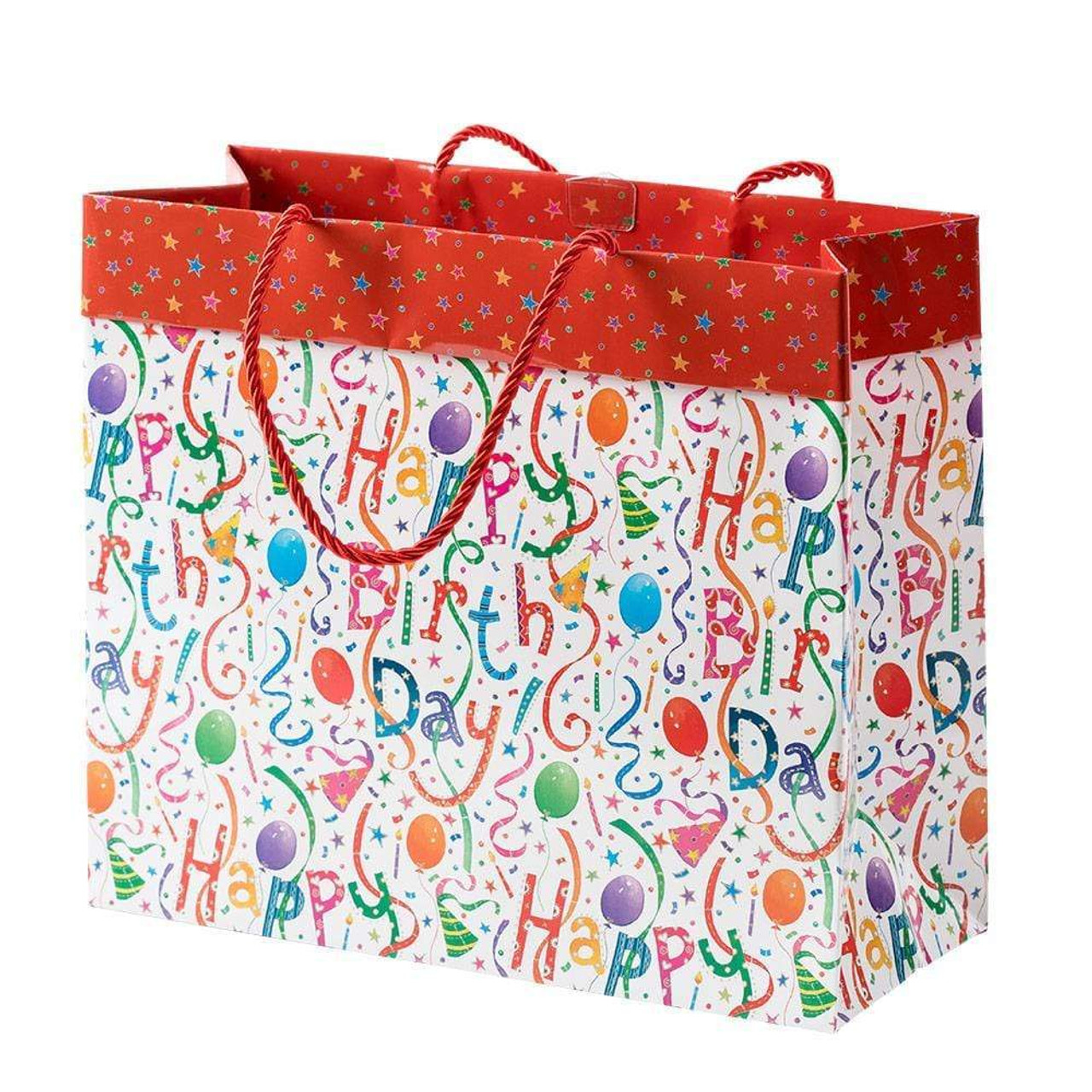 Caspari Balloons and Confetti Gift Wrapping Paper