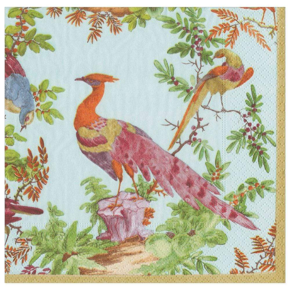 Caspari Chelsea Birds Cocktail Napkins