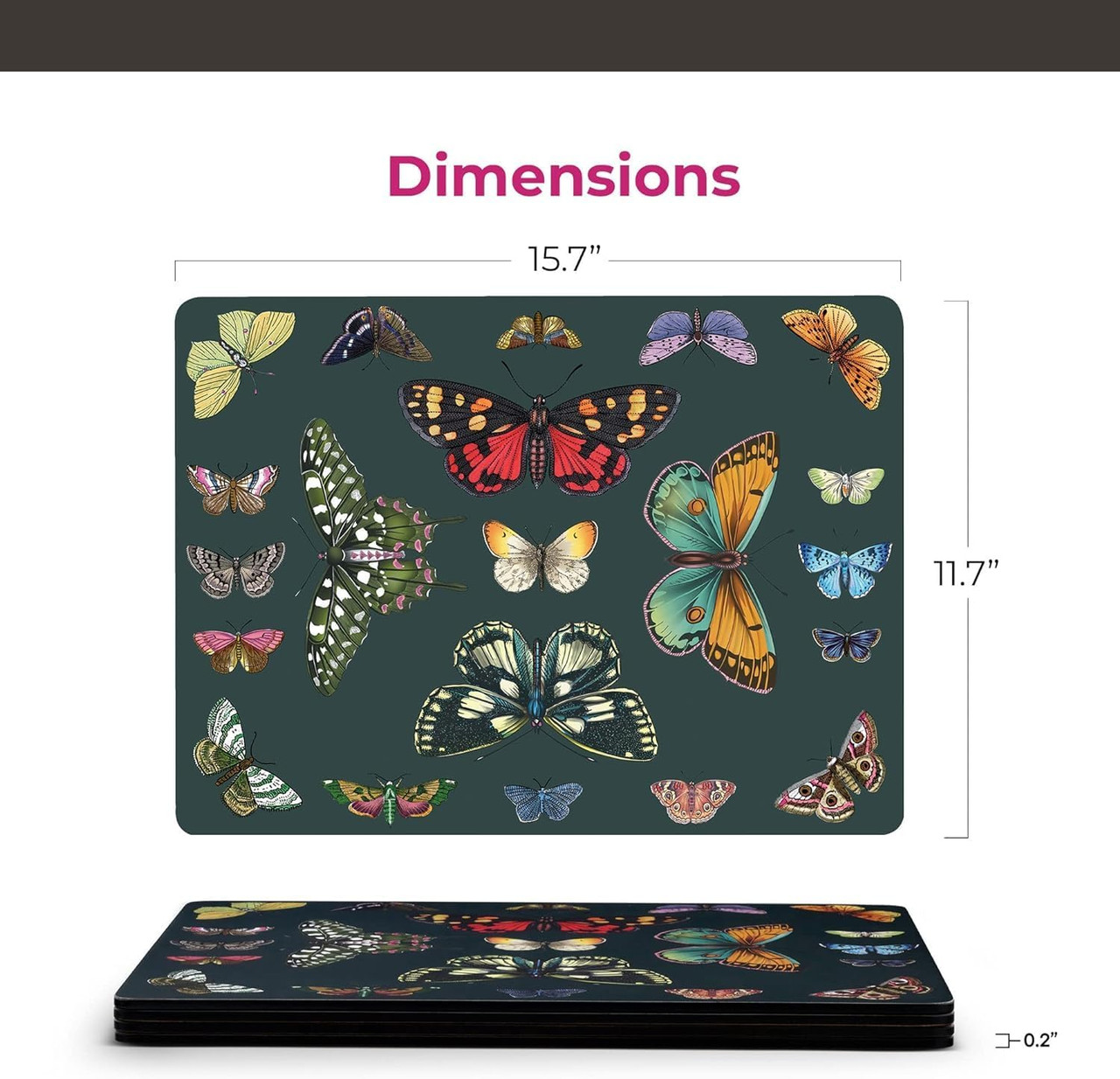 Pimpernel Portmeirion Botanic Garden Harmony Placemats