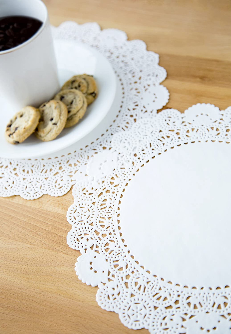 Fox Run 4373 10" Paper Lace Doilies Pack of 12 - Thumbnail 3