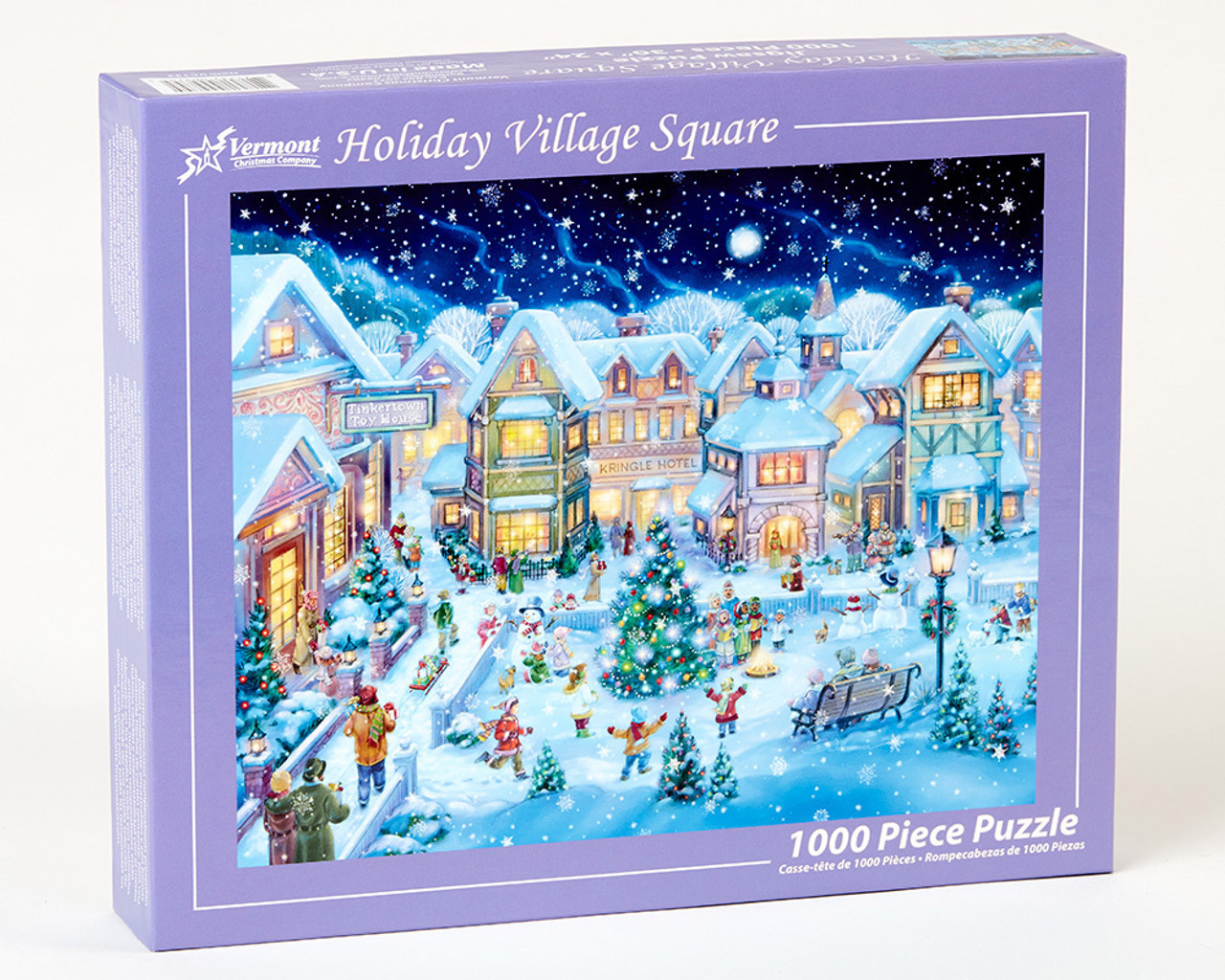 Vermont Christmas Company Jigsaw Puzzle, Holiday Village Square