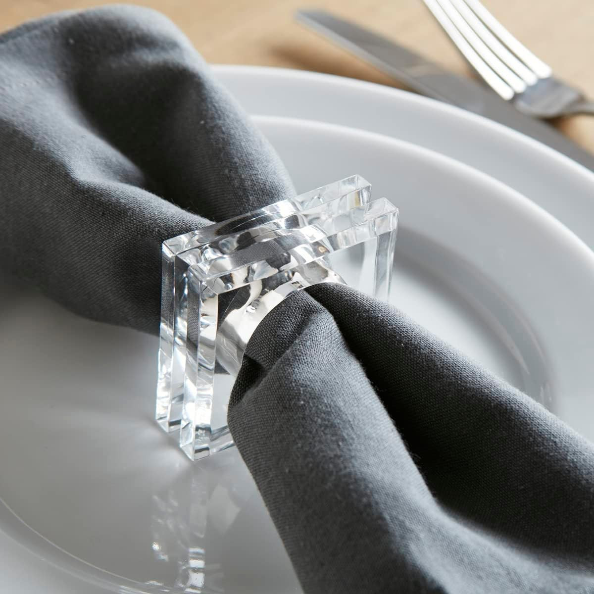 Square Napkin Ring - Thumbnail 2
