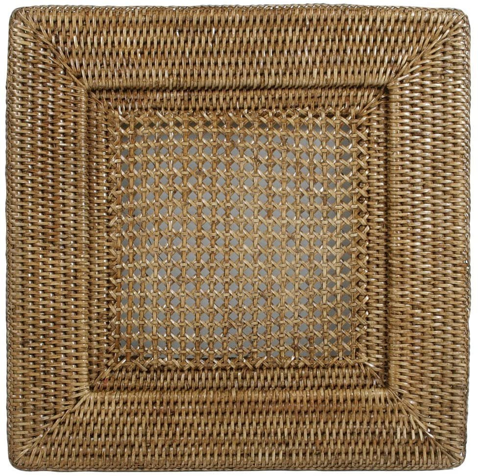Caspari Rattan Charger Plate - Thumbnail 3