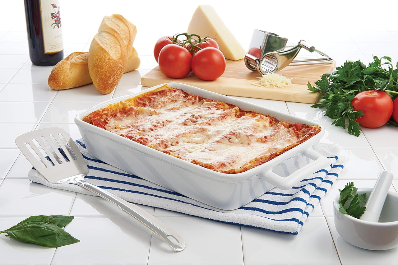 HIC Kitchen Lasagna Pan with Handles - Thumbnail 3