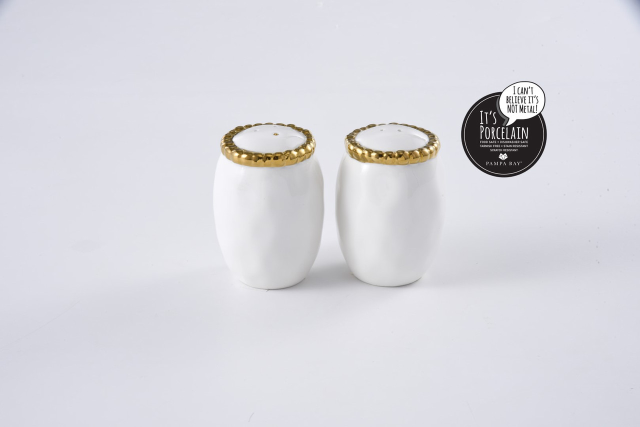 Pampa Bay Golden Salerno Salt and Pepper Shakers - Thumbnail 5
