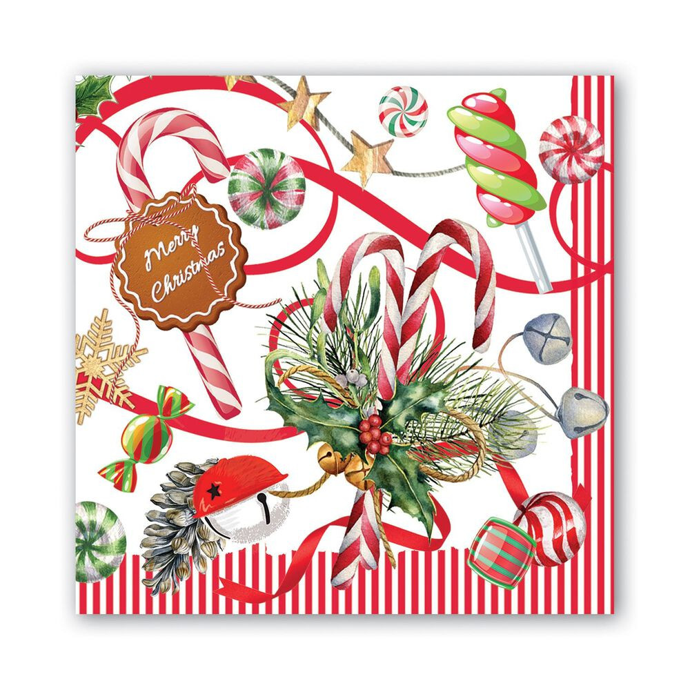 Peppermint Luncheon Napkins - Thumbnail 2