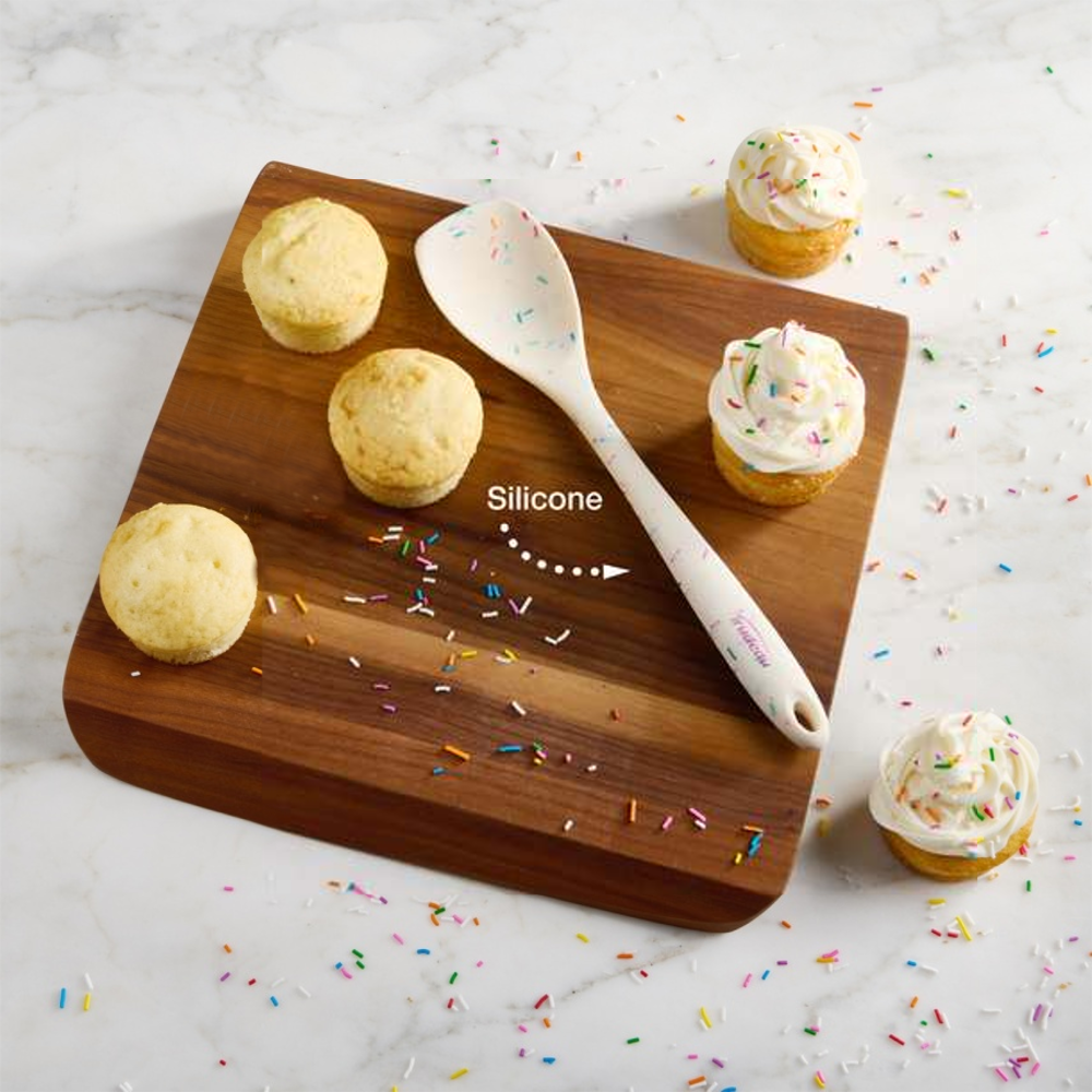 Trudeau Confetti Patterned Silicone Spatulas Set - Thumbnail 4