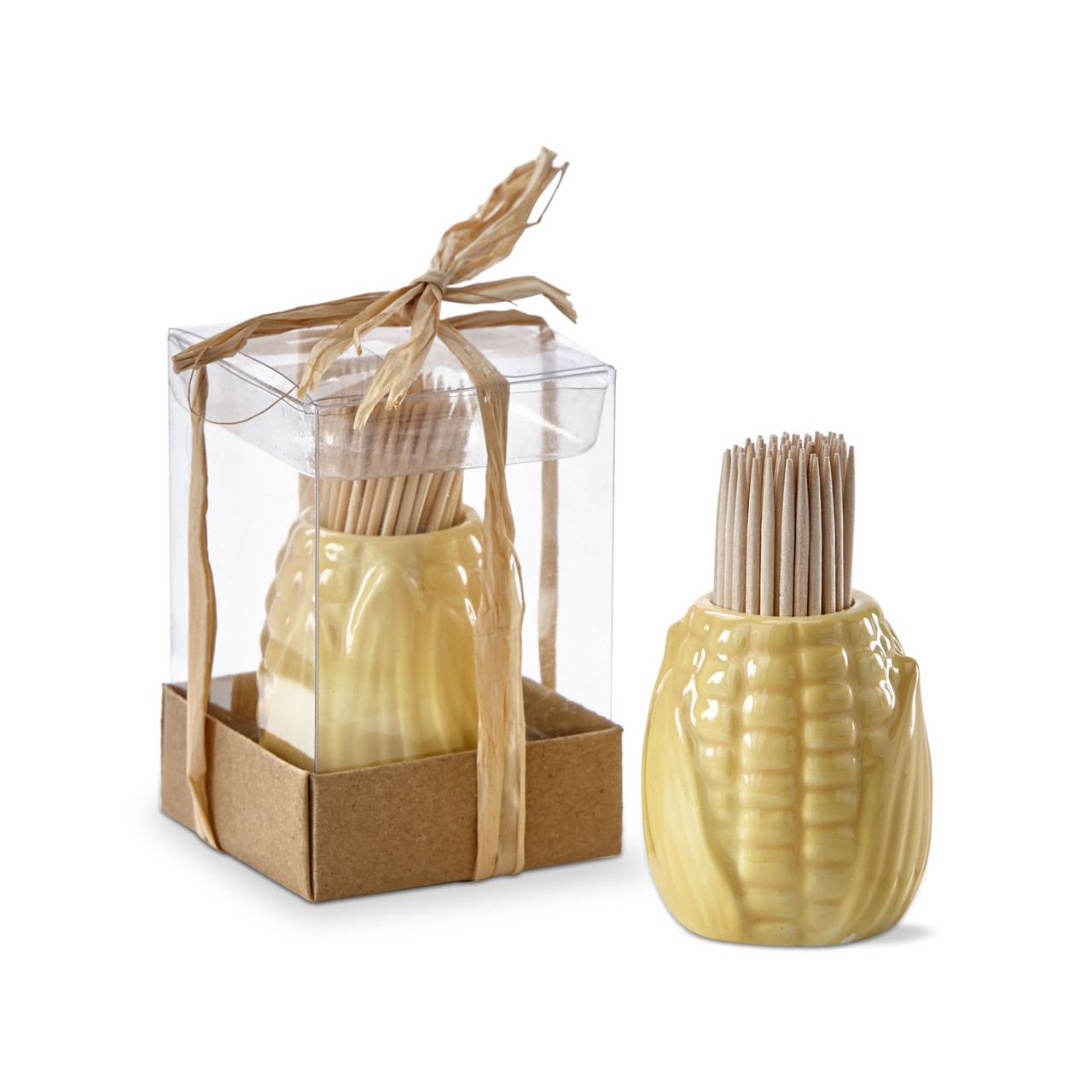 Tag Ltd. Stoneware Toothpick Holder - Thumbnail 3