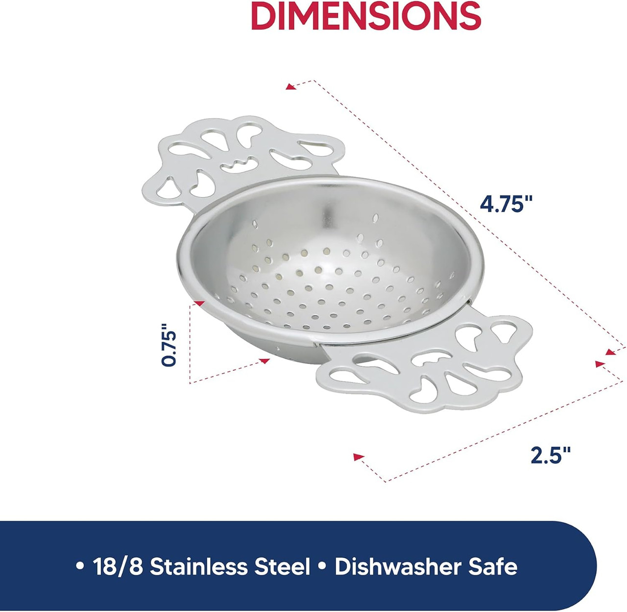 HIC Kitchen Tea Strainer - Thumbnail 5