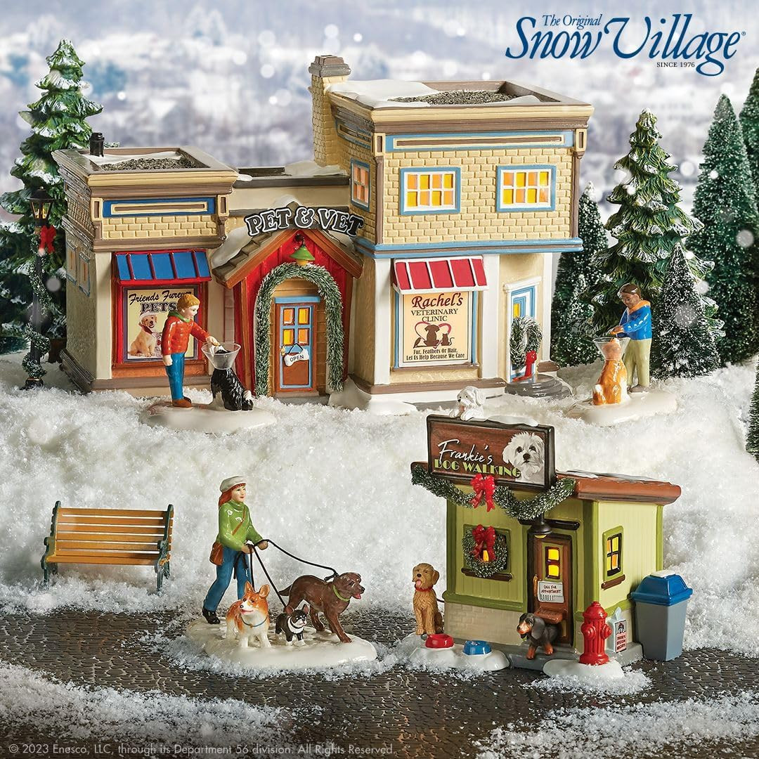Snow Village "Gettin' Our Steps In" - Thumbnail 4