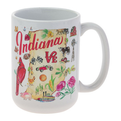 Boston International Indiana State Mug