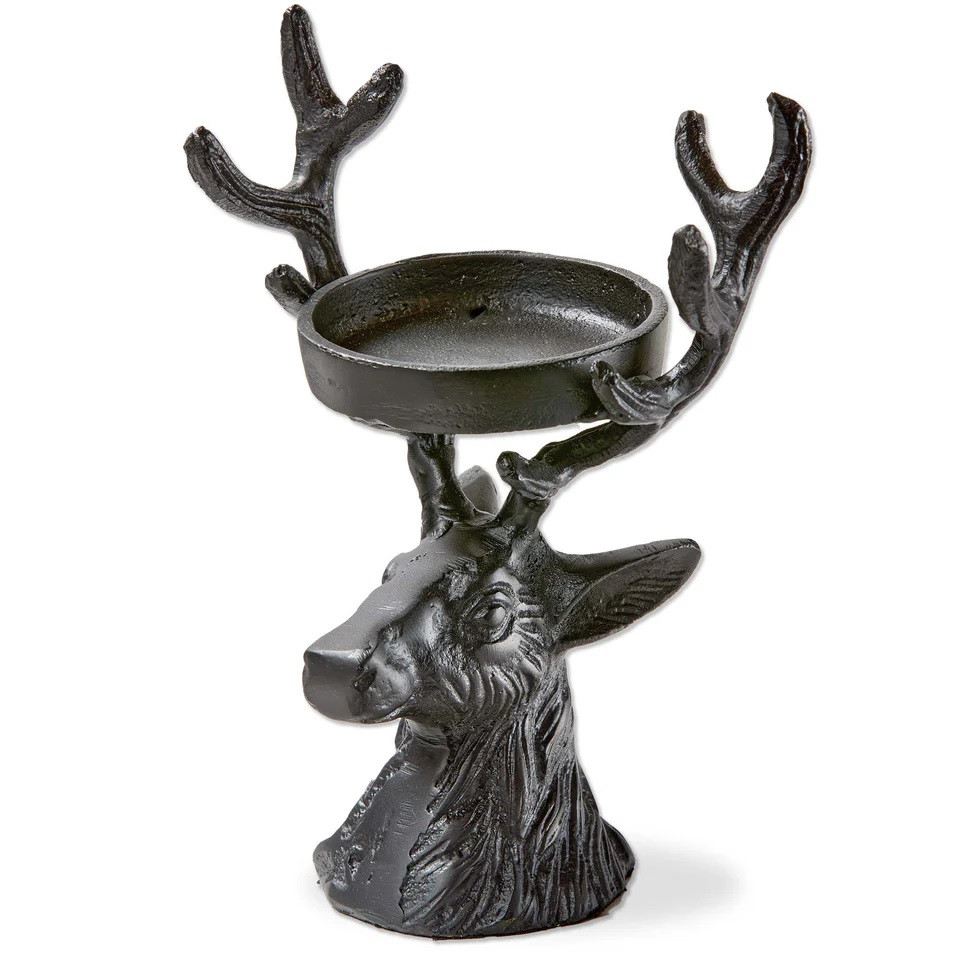 tag Deer Pillar Candle Holder - Thumbnail 3