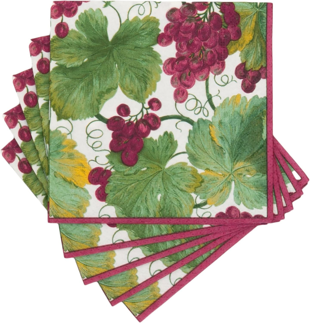 Caspari Love Notes Paper Beverage Napkins - Thumbnail 2