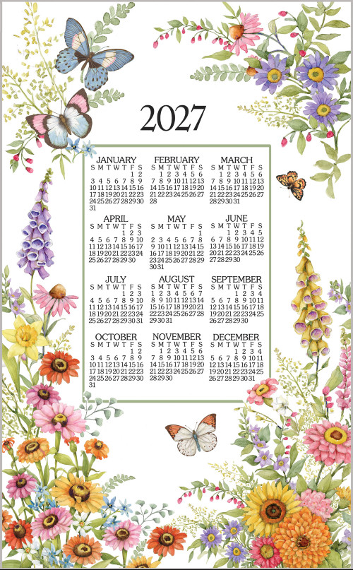 Kay Dee Designs Garden Walk Calendar Towel - Thumbnail 4