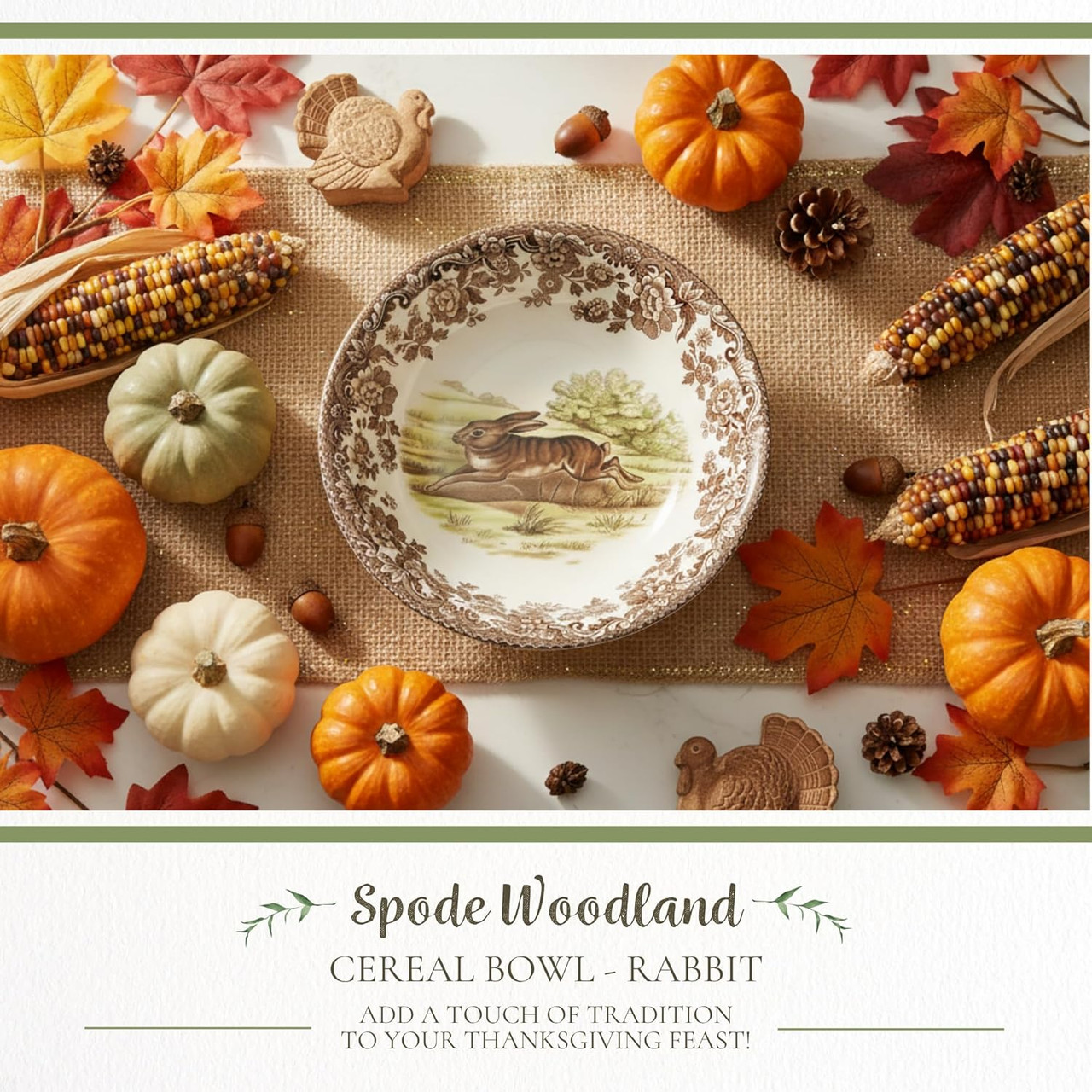 Spode Woodland Ascot Cereal Bowl - Thumbnail 5
