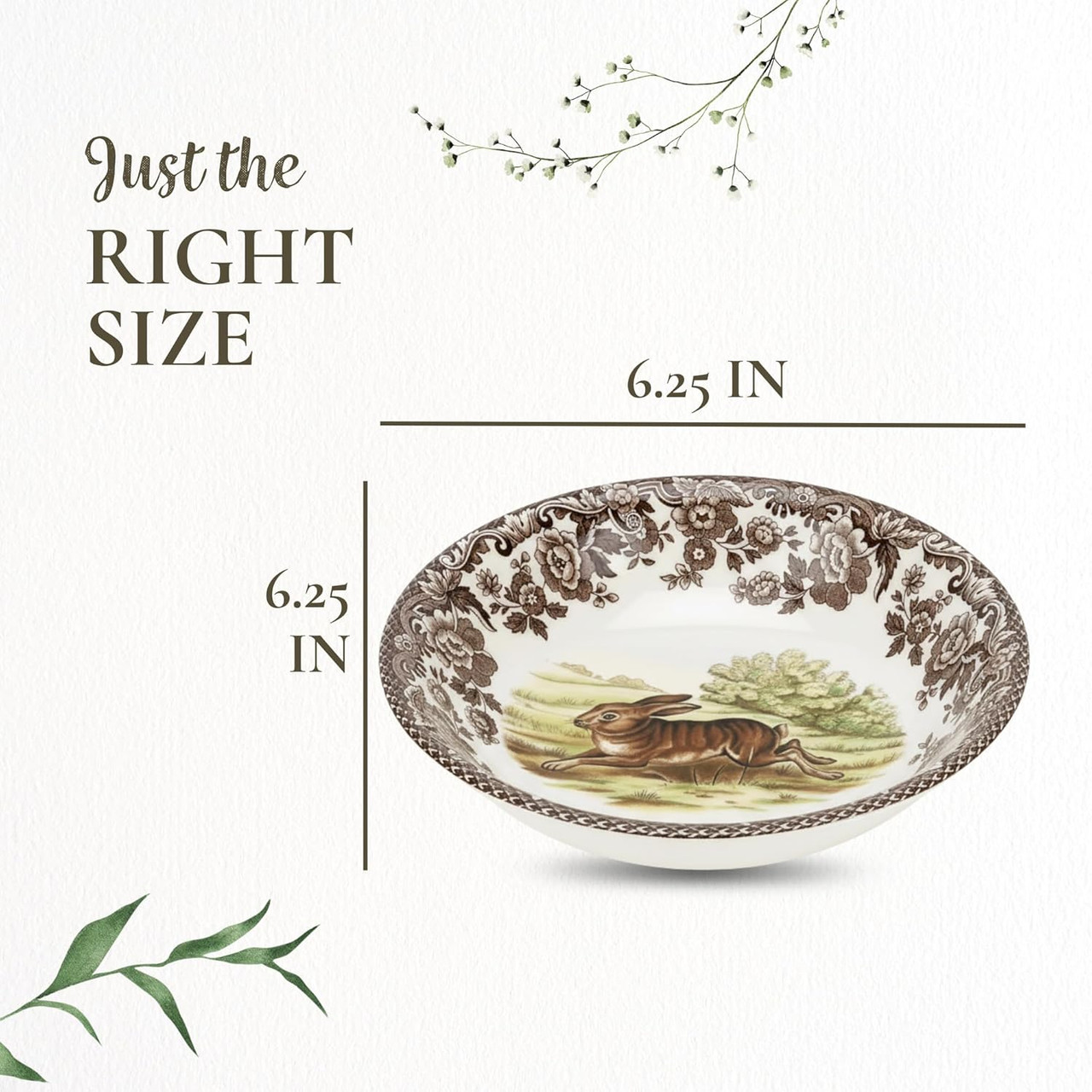 Spode Woodland Ascot Cereal Bowl - Thumbnail 4