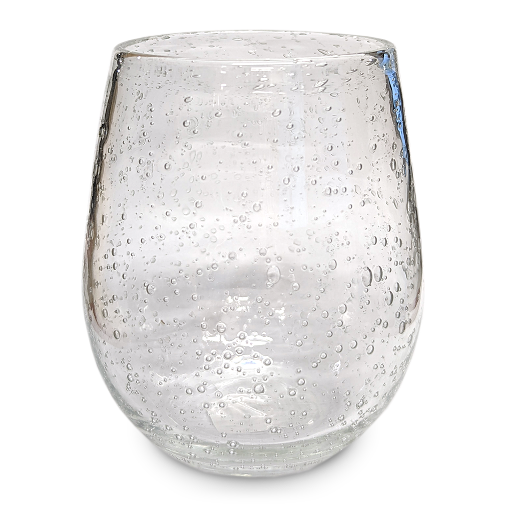 Bubble Glass Stemless Wine Glass - Thumbnail 2