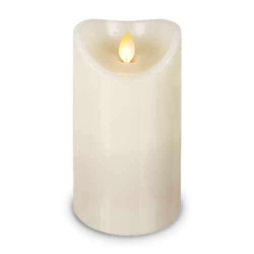 Ganz LED Wax Pillar, Ivory - 3" x 6" (LLWP1001)