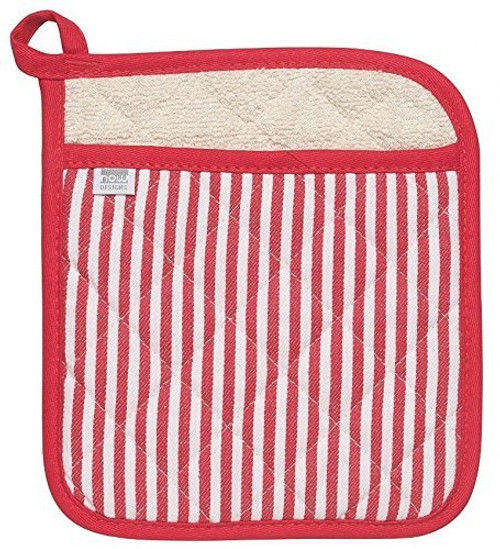 Now Designs Superior Potholder, Red Stripe (506905)