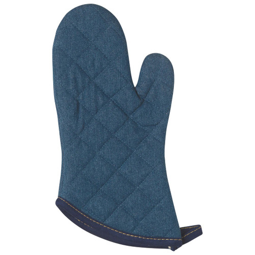 Now Designs Stone Wash Superior Oven Mitt, Denim (501117)