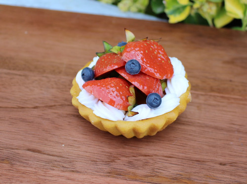 Just Dough It Replica Mini Strawberry Tart, 3" (W0324-1)