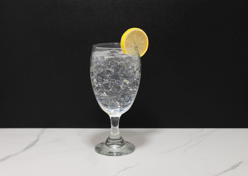 Just Dough It Fake Glass of Ice Water with Lemon (W0539-1)