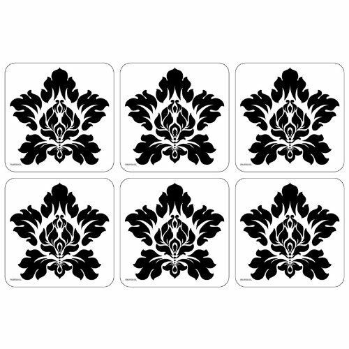 Pimpernel Coasters, Damask - Set of 6