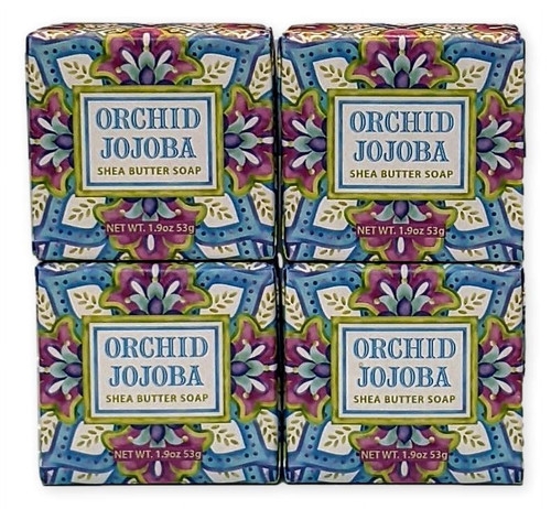 Greenwich Bay 1.9oz Soap, Orchid Jojoba - Set of 4 (R5H011)