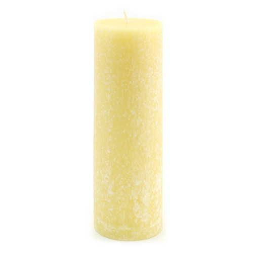 Root Timberline Pillar 3x9" Unscented Candle, Yellow