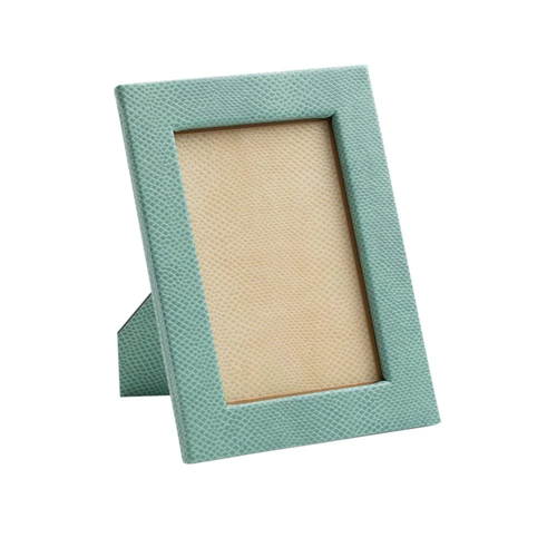 Caspari Picture Frame, Snakeskin - Mist (F23337)