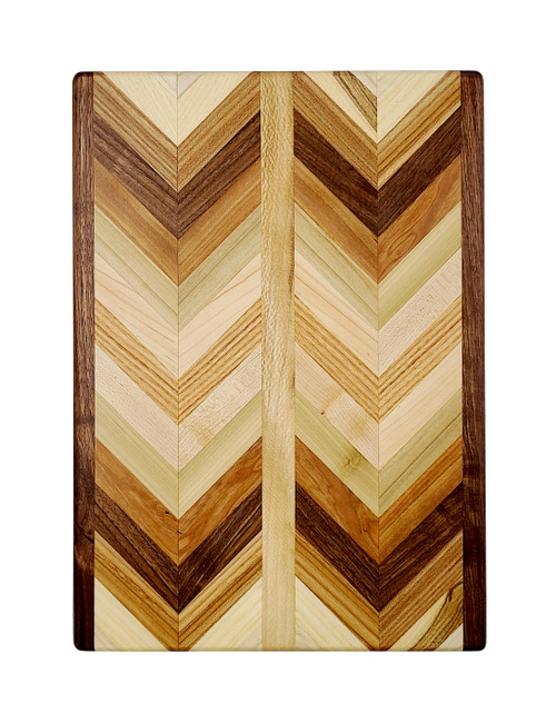 Wooden Herringbone Cutting Board, Medium (535.4)