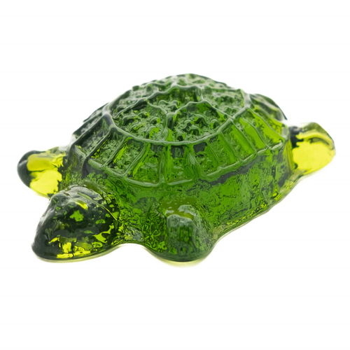 Blenko Turtle Paperweight, Olive (6403P06101)