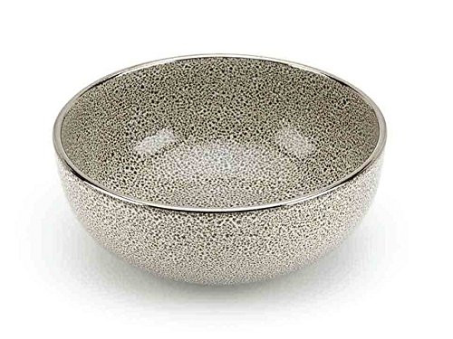 Michael Wainwright Medium Bowl, Panthera, White & Platinum