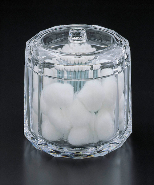 Huang Diamond-Line 2-in-1 Cotton Ball & Swab Box (4504)