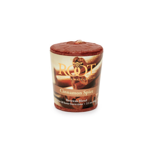 Root 20-Hour Votive Candles, Cinnamon Spice - Set of 6 (15266)