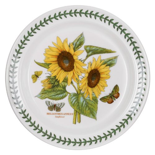 Portmeirion Botanic Garden Dinner Plate, Sunflower (60000SUNFLOWER)